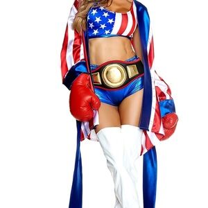Patriotic Boxing Champion Women’s Costume